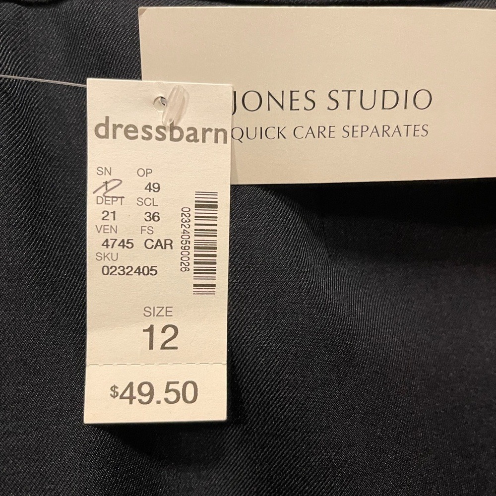 Jones Studio Black‎ Classic Trousers NWT - Picture 6 of 6